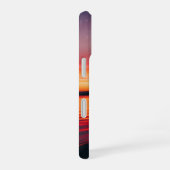 ヴィンテージサンセット湖の反射 iPhone 16ケース (右側面)