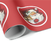 ヴィンテージサンタいけなシカ ラッピングペーパー (ロールコーナー)