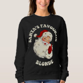 ヴィンテージサンタお気に入りのブロンド スウェットシャツ (正面)