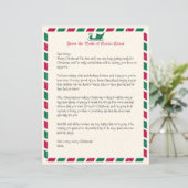 ヴィンテージサンタからの航空便クリスマスレター (スタンド正面)