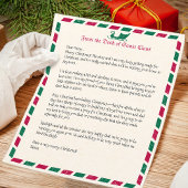 ヴィンテージサンタからの航空便クリスマスレター