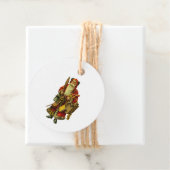 ヴィンテージサンタからギフトクリスマス フェイバータグ (インサイチュ)