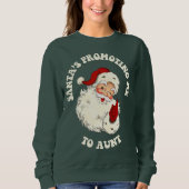 ヴィンテージサンタがクリスマスおばさんにプロデュース スウェットシャツ (正面)