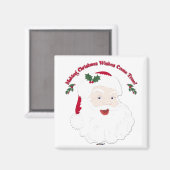 ヴィンテージサンタがクリスマスの夢来を叶える! マグネット (正面/裏面)