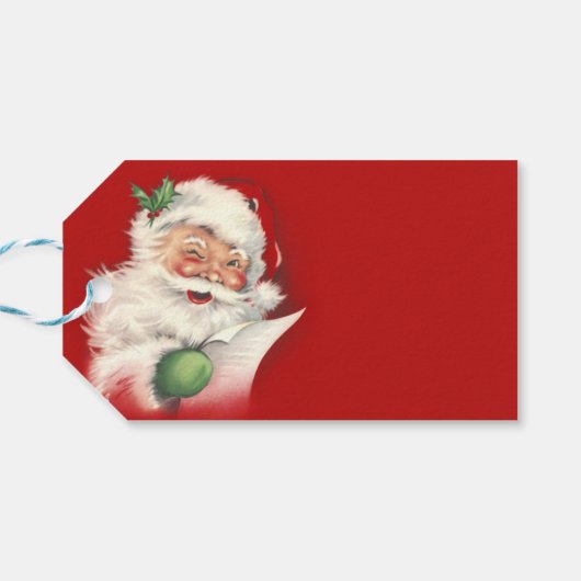 ヴィンテージサンタがリワーク！ ギフトタグ (裏面横)