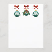 ヴィンテージサンタそり&クリスマスパーティの招待状 (裏面)