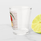 ヴィンテージサンタとキャンディストライプー ショットグラス