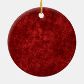 ヴィンテージサンタとストッキングオーナメント セラミックオーナメント (裏面)