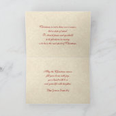 ヴィンテージサンタとツリー シーズンカード (内部)