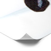 ヴィンテージサンタとトナカイのポスター ポスター (角)