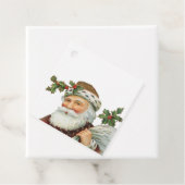 ヴィンテージサンタとホリーギフトラベル フェイバータグ (インサイチュ)