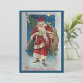 ヴィンテージサンタと冬の空 シーズンカード (スタンド正面)