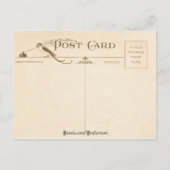 ヴィンテージサンタと子供 シーズンポストカード (裏面)