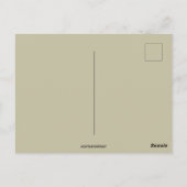 ヴィンテージサンタと彼のリストと子供のクリスマス ポストカード (裏面)