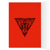 ヴィンテージサンタと松の木クリスマス (内側 (左))