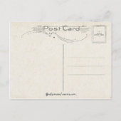 ヴィンテージサンタと笑顔の子 シーズンポストカード (裏面)