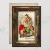 ヴィンテージサンタのおもちゃ詩|過去記事 シーズンカード (正面/裏面)