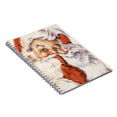 ヴィンテージサンタのクリスマスノート ノートブック (右側)
