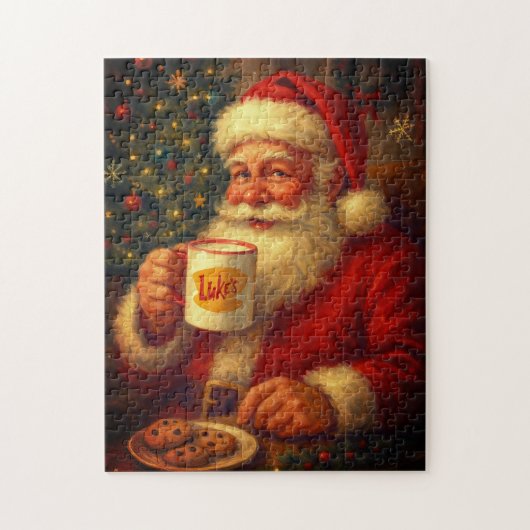 ヴィンテージサンタのクリスマスパズル ジグソーパズル (縦)