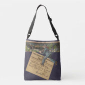 ヴィンテージサンタのクリスマスレター クロスボディバッグ (裏面)