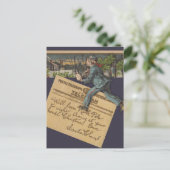 ヴィンテージサンタのクリスマスレター シーズンポストカード (スタンド正面)