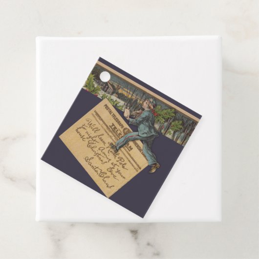 ヴィンテージサンタのクリスマスレター フェイバータグ (インサイチュ)