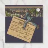 ヴィンテージサンタのクリスマスレター フェイバータグ (裏面)