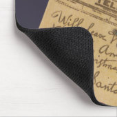 ヴィンテージサンタのクリスマスレター マウスパッド (コーナー)