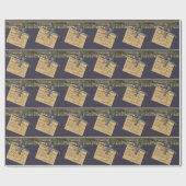 ヴィンテージサンタのクリスマスレター ラッピングペーパー (フラット)