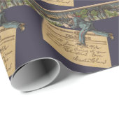 ヴィンテージサンタのクリスマスレター ラッピングペーパー (ロールコーナー)