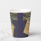 ヴィンテージサンタのクリスマスレター 紙コップ (左)