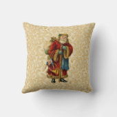 ヴィンテージサンタのスタッフ枕 クッション (裏面)