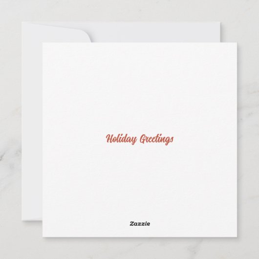 ヴィンテージサンタのホリデーカード シーズンカード (裏面)