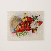 ヴィンテージサンタの電話 ジグソーパズル (横)