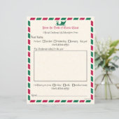 ヴィンテージサンタへの航空便クリスマスレター (スタンド正面)