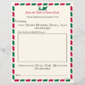 ヴィンテージサンタへの航空便クリスマスレター (正面)