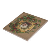 ヴィンテージサンタアンティークホリークリスマス タイル (側面)