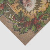 ヴィンテージサンタアンティークホリークリスマス 薄葉紙 (詳細)