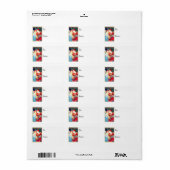 ヴィンテージサンタアンドエンジェルギフトラベル ラベル (フルシート)