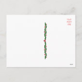 ヴィンテージサンタアーティストクリスマス シーズンポストカード (裏面)