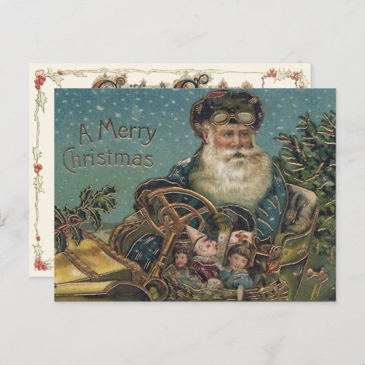 ヴィンテージサンタインロードスター シーズンポストカード (正面/裏面)