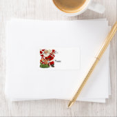 ヴィンテージサンタウィズホリデー応援ギフトラベル ラベル (インサイチュ)