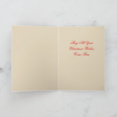 ヴィンテージサンタオンクリスマスモーニングカード シーズンカード (内部)