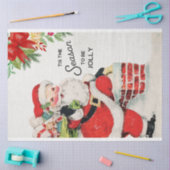 ヴィンテージサンタオンチムニーデクページ 薄葉紙 (クラフト)