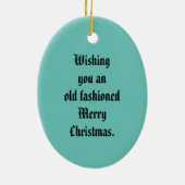 ヴィンテージサンタオーナメント セラミックオーナメント (裏面)