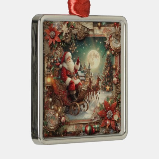 ヴィンテージサンタオーナメント メタルオーナメント (右)