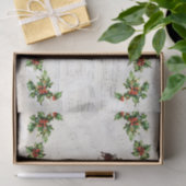 ヴィンテージサンタオーバーパリクリスマスティッシュペーパー 薄葉紙 (ギフト)