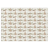 ヴィンテージサンタオーバーパリクリスマステーブルクロス テーブルクロス (正面(横))