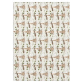 ヴィンテージサンタオーバーパリクリスマステーブルクロス テーブルクロス (正面)