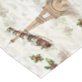 ヴィンテージサンタオーバーパリクリスマステーブルクロス テーブルクロス (アングル)